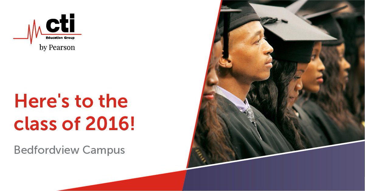 CTIEduGroup's tweet photo. Congratulations to the graduates of the Bedfordview Campus. All the best to the class of 2016! https://t.co/ADx7GNrQdR