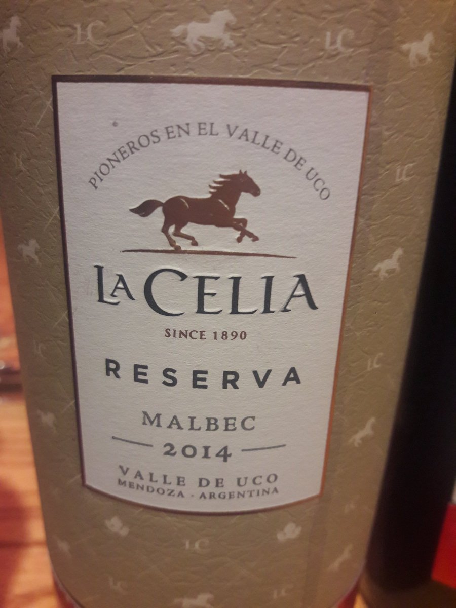elpelado2010's tweet photo. #BodegasLaCelia @EnjoyMalbec #enjoymalbec uno de los que me gusto ya lo había probado con anterioridad, chocolate, moka. Digno https://t.co/XQMG2aKkz6