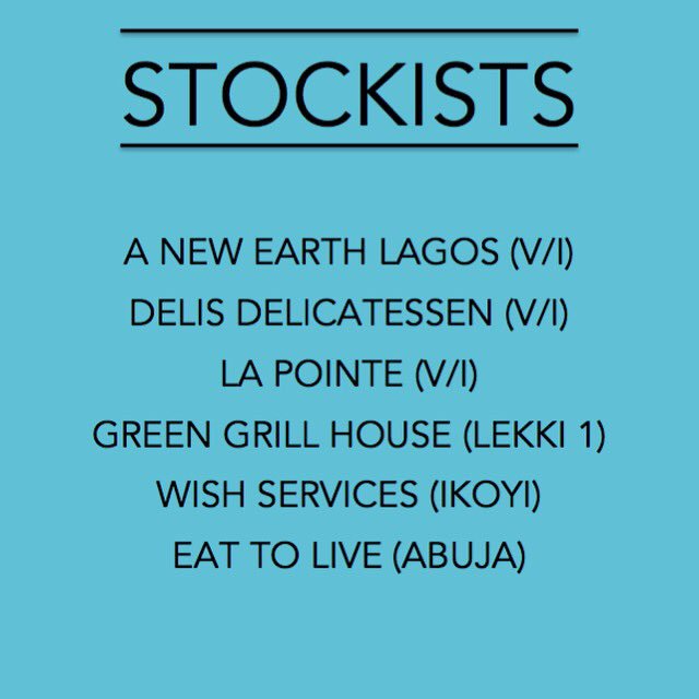Pick up your mylks from any one of our stockists! #mylks #lagos #nigeria