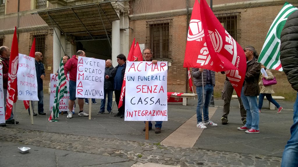 CgilRavenna's tweet photo. #Ravenna #5aprile Sciopero #Acmar La cooperativa apra al confronto, si utilizzi la cassa integrazione straordinaria https://t.co/NM1XL3ozk2