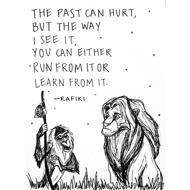 run from it or learn from it