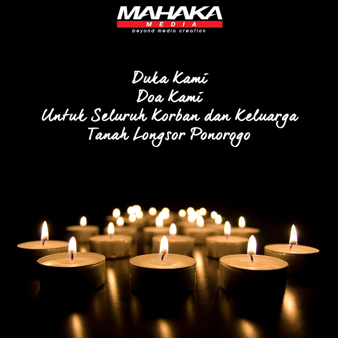 Turut berduka cita dan menyertakan doa untuk para korban musibah Bencana Tanah Longsor di Ponorogo, Jawa Timur. https://t.co/s4ZFDU7xqF https://t.co/u9ebxS4oNi