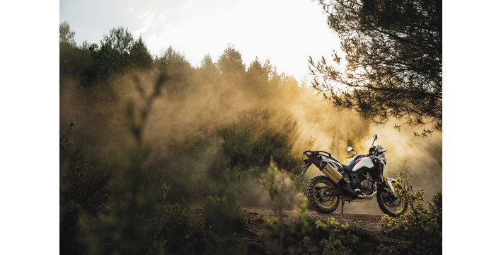 One of the coolest photographs with one of the coolest motorcycles #africatwin #trueadventure #dreambike