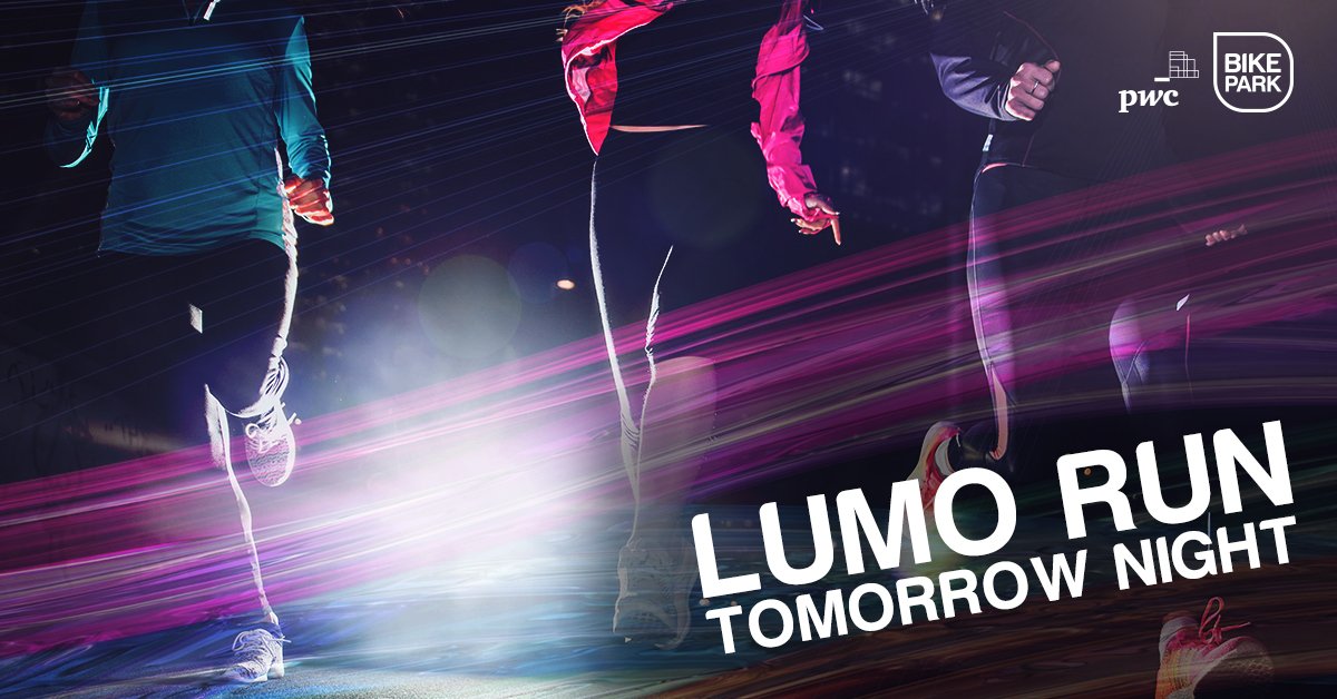 CyclePark's tweet photo. #LumoRun is tomorrow - where you get to wear your lumo clothing with pride! Are you joining us? Do it! Details here: https://t.co/qoqkHzmCPW https://t.co/TSn3XUQtca