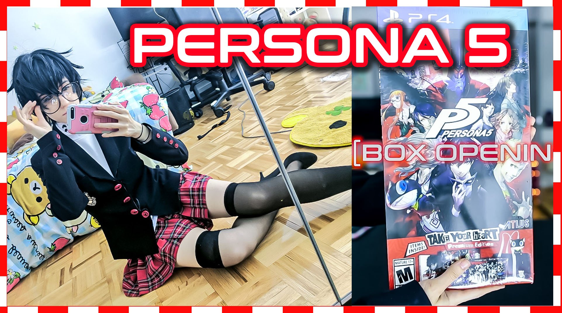 Lana Rain TV on X: t.coUhWNRgC2Bc PERSONA 5 Take Your Heart  collector's edition UNBOXING! + Female Akira Kurusu cosplay!  t.coJzR9w119lM  X