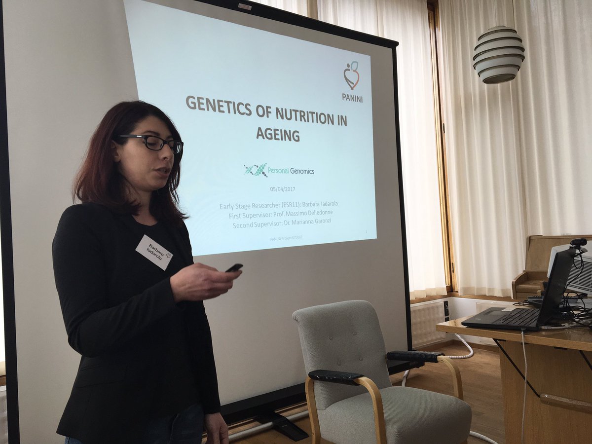 brainsnstyle's tweet image. Barbara Iadarola talks about the genetics of specific ageing phenotypes @PANINI_EU