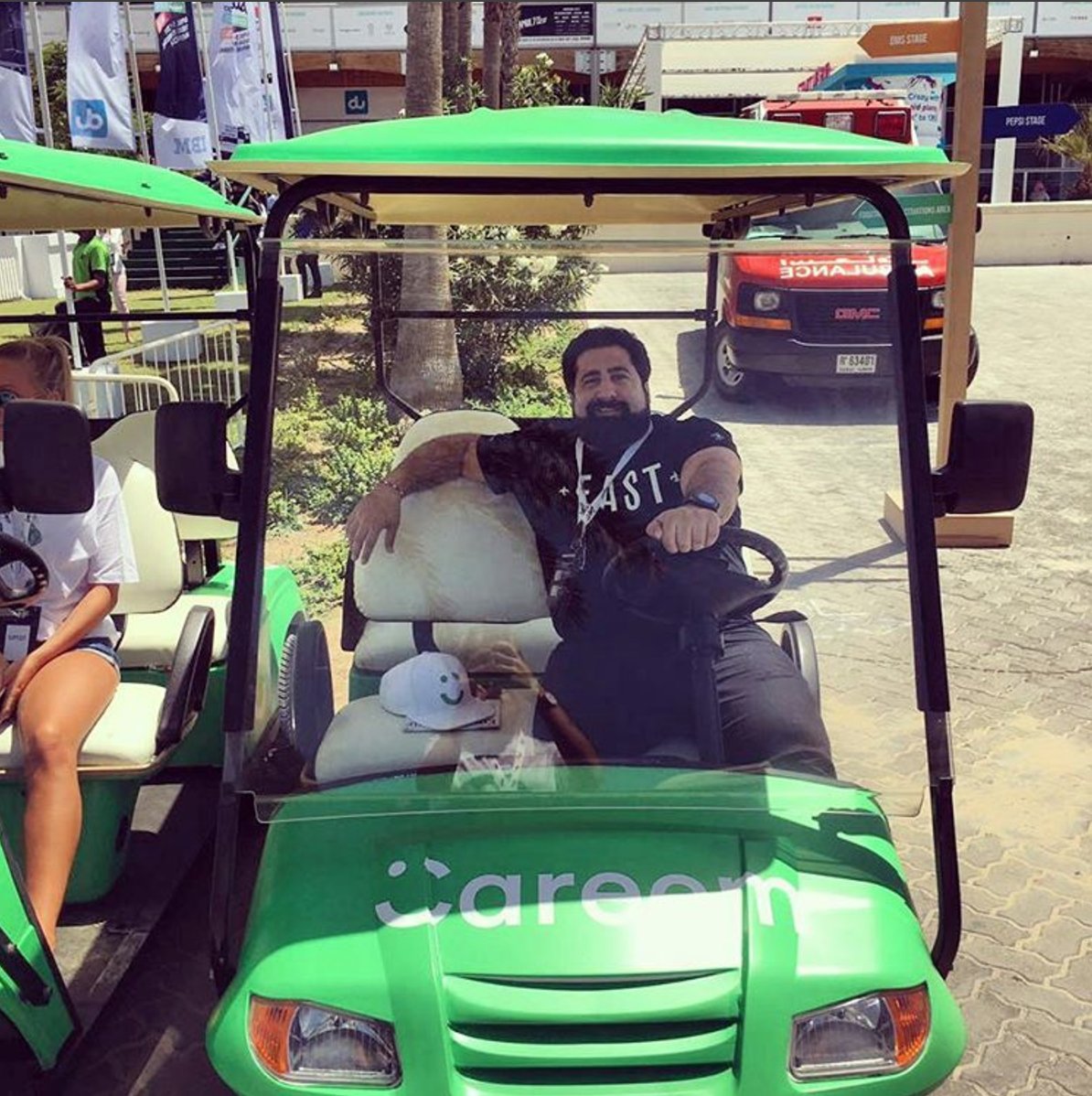 CareemUAE's tweet image. We're having too much fun with our #golfcarts @stepconference 💚 💚
Come, let us take you around... we reaaaally want to! 😆😄😆😄 #stepconference
