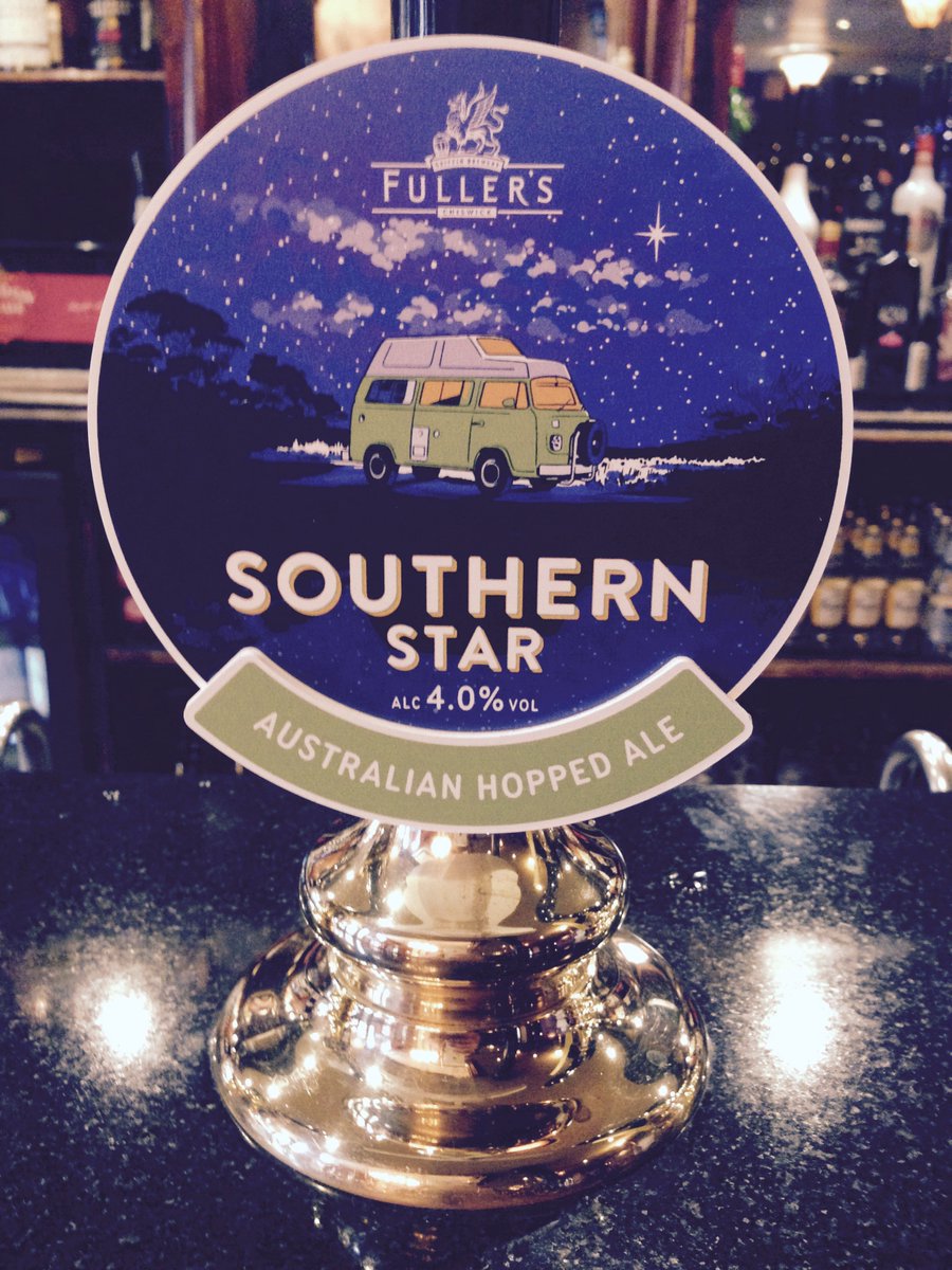 JuggedHareSW1V's tweet image. Got this little beaut on this arvo! It's as hoppy as Skippy this tropical ripper! #aussiehops #onlyatfullers