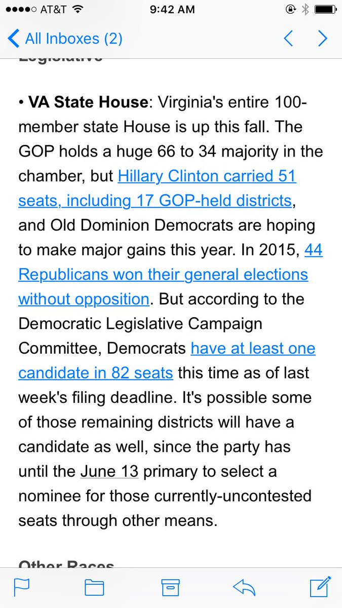 BlueDominion's tweet photo. Thx 2 @dailykos Morning Edition 4 noting the hard work @RipSullivan48 &amp; @VAHouseDems are doing 2 recruit candidates across the state. #vapol https://t.co/wQqoVERFLO