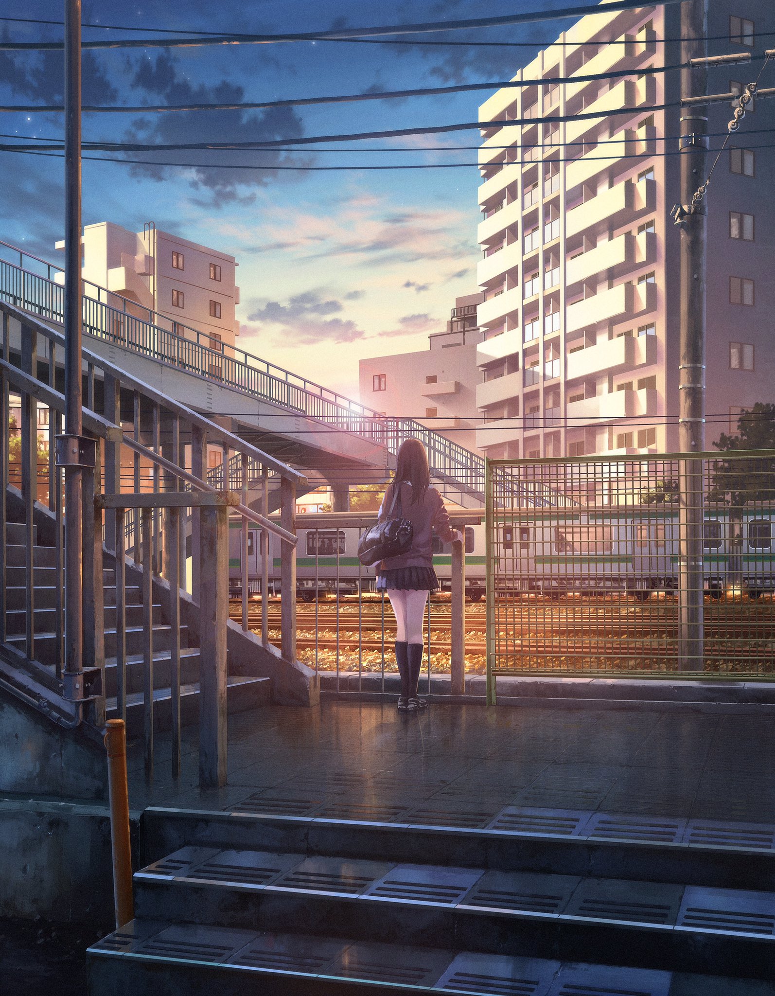 ショウイチ 在 Twitter 上 女の子 風景のイラストを描いてます なにか物語を想像してもらえるようなイラスト描けるように頑張りたいです 4月なのでフォロワーさんに自己紹介しようぜ T Co Yjlqzfgw3o Twitter