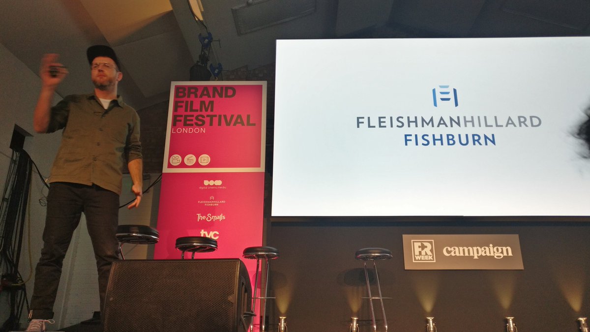 fleishmanUK's tweet photo. Our boy @LondonKev on stage at @BrandFilmFest https://t.co/LyQb6hZudK