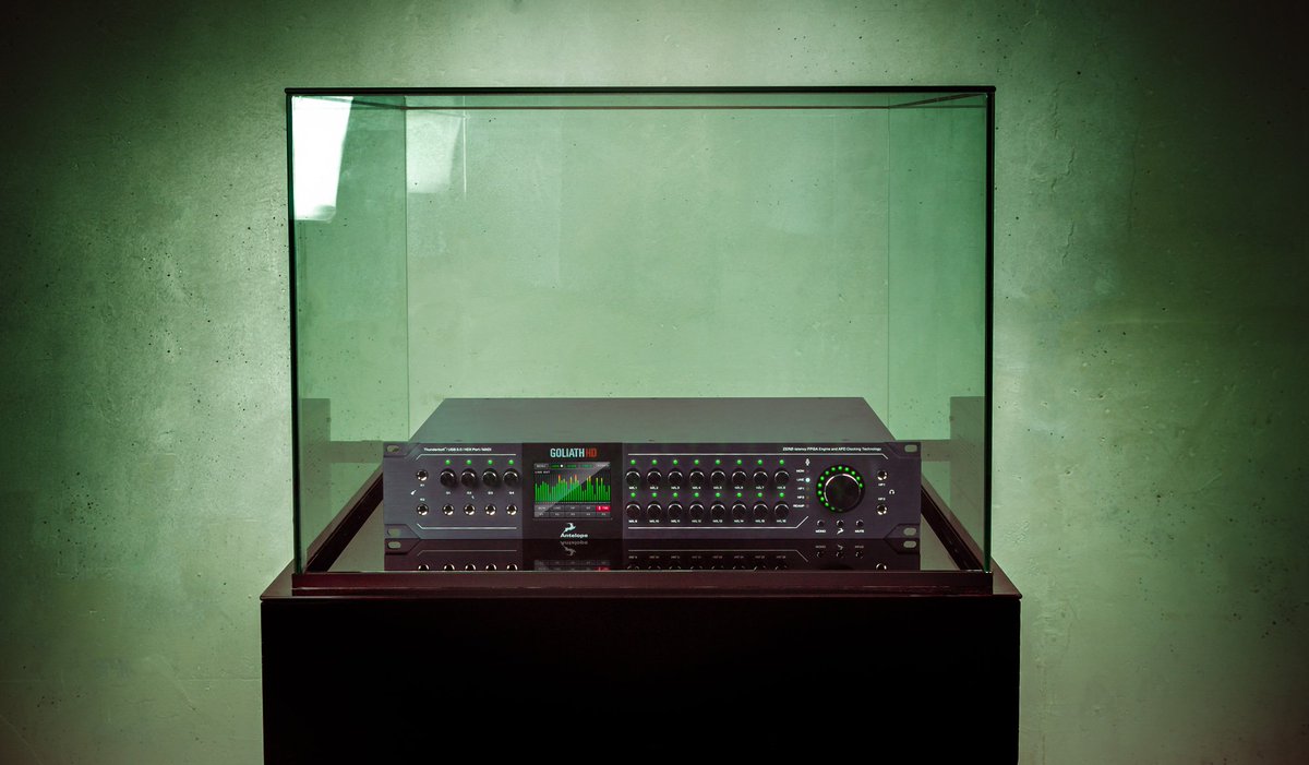 AntelopeAudio's tweet photo. World's Most Powerful Interface now Pro Tools HD & Native ready Goliath HD
#AntelopeAudio #GoliathHD
https://t.co/UaQG3nqKyg https://t.co/VIqNEHXAlp