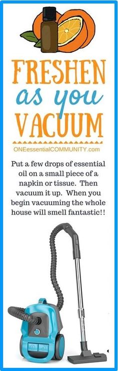 EssexMaids's tweet image. #Cleaningtip of the day! We all love a fresh smelling house! #Cleanhacks #Tip #Easy #Hoover #Vaccum