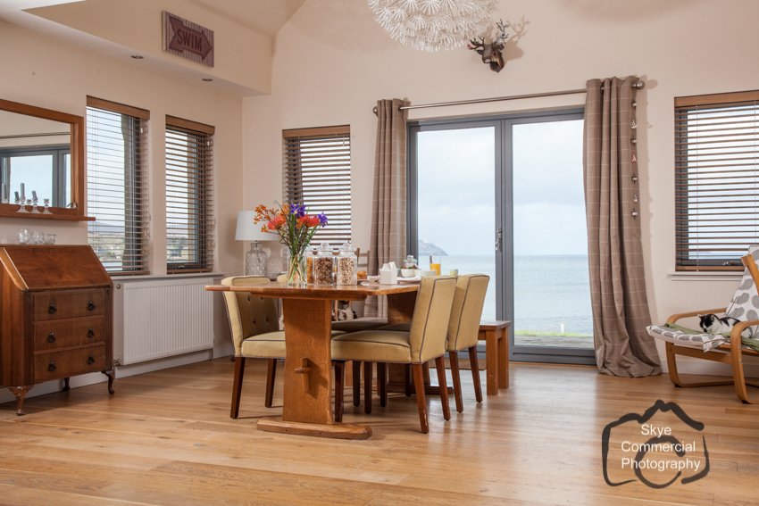 The beautiful and stylish Minikoi in Broadford's breakfast table looking inviting at the start of another holiday season