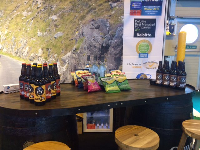 ACE_express's tweet image. A big cheers to @MountainManCork for kindly offering us a selection of fine craft beers for @multimodal17, they are going down a real treat!
