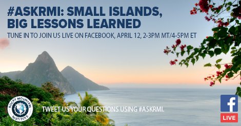 RockyMtnInst's tweet photo. We're excited to launch #AskRMI, our new #FacebookLive series exploring the most important energy topics of the 21st century. Join us: https://t.co/Jg8PtSogfw