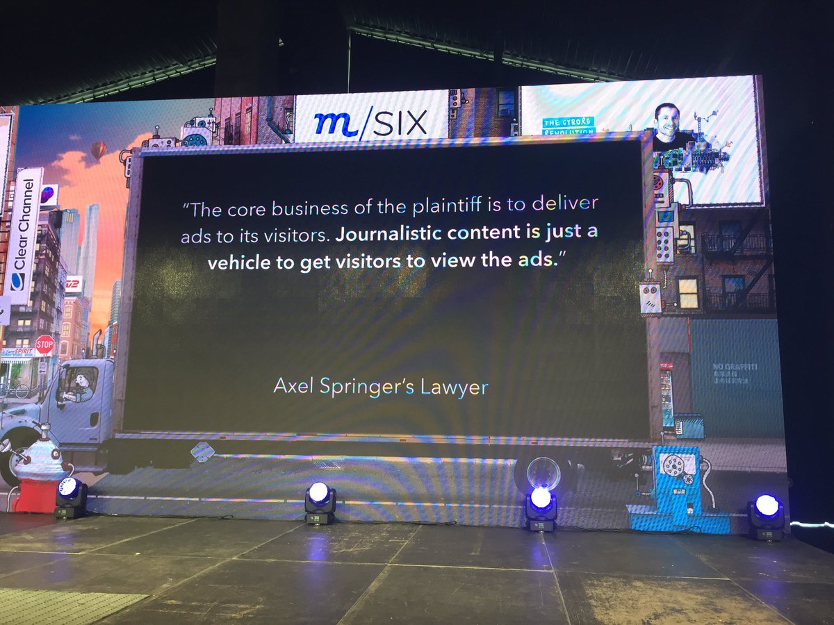 TimUstrup's tweet image. "Why do we have fake news? We have fake news because journalism has become bait." - @aral #nextmdk