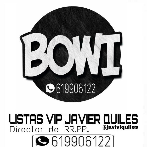 BOWI MADRID 🍸🍸

✅LISTAS Y RESERVAS: 619906122
La mejor fiesta universitaria de Madrid!

#BOWI #COLONIAL #PACHA #FIESTAMADRID #LISTASBOWI