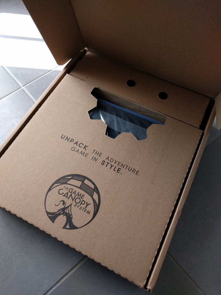 jforatier's tweet photo. Unboxing the stylish Game Canopy from @Level3B. I feel like unpacking a new game system ๐ #GameCanopyUnpackInStyle https://t.co/oYVfv4U2qb
