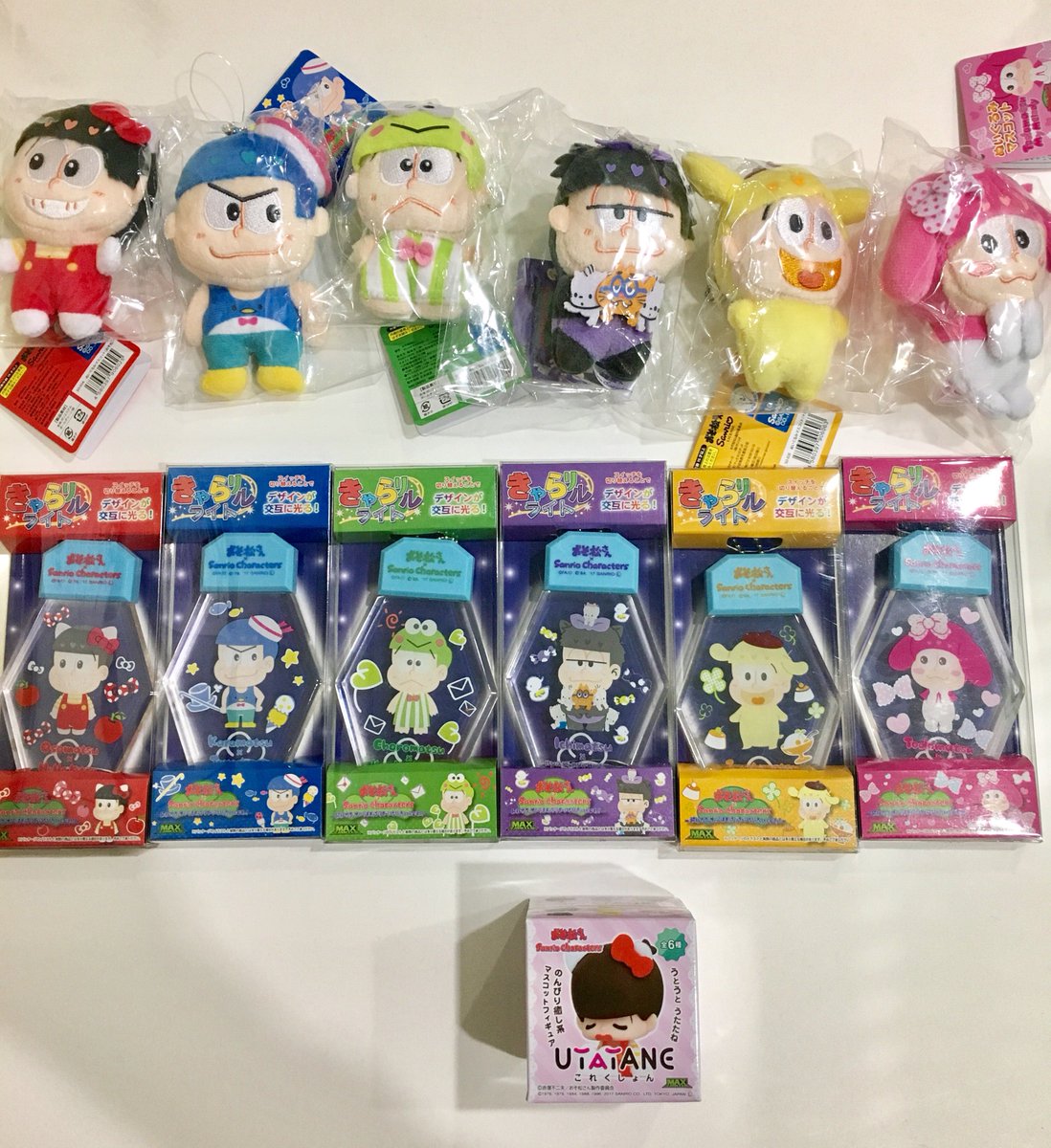 おそ松さんグッズ情報】 人気のおそ松さんxサンリオより「ぬいぐるみ