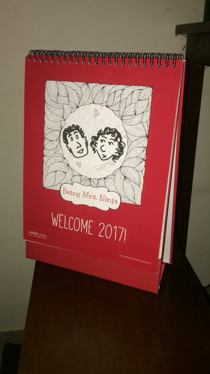 BeingMrsNinja's tweet photo. What began as an anniversary gift turned into a customised #BeingMrsNinja #calendar π#BMN_Again #myComics #ThisIsTheYearItHappens https://t.co/Lzsyi3mAhf