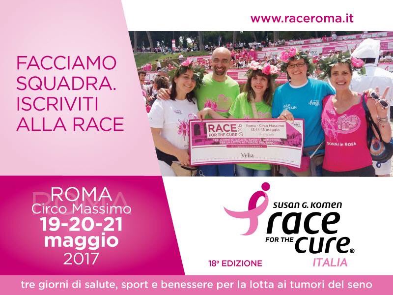 Anche noi facciamo squadra e ci siamo iscritte, unisciti al team <a href="/pwnrome/">PwnRome</a> sempre in prima linea nelle battaglie per le #donne #raceforcure