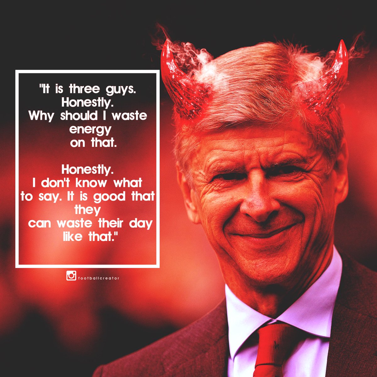 CreatorFootball's tweet image. Wenger on the protesters outside his training session yesterday! Meowwwww! 
#Wenger