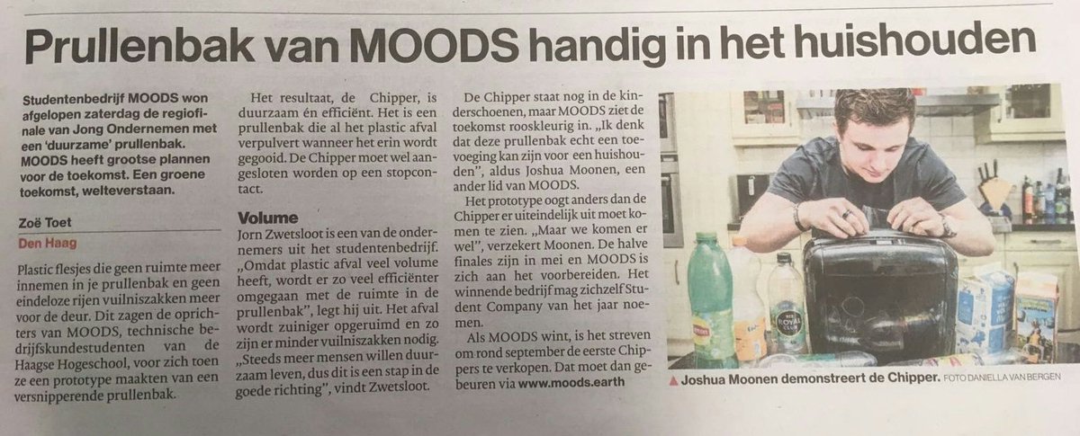 MOODS2017's tweet photo. MOODS is vandaag te vinden in het @ADDenHaag met mooi stuk over de Chipper©! @dehaagse @Jong_Ondernemen https://t.co/SVuJ1QCGQE