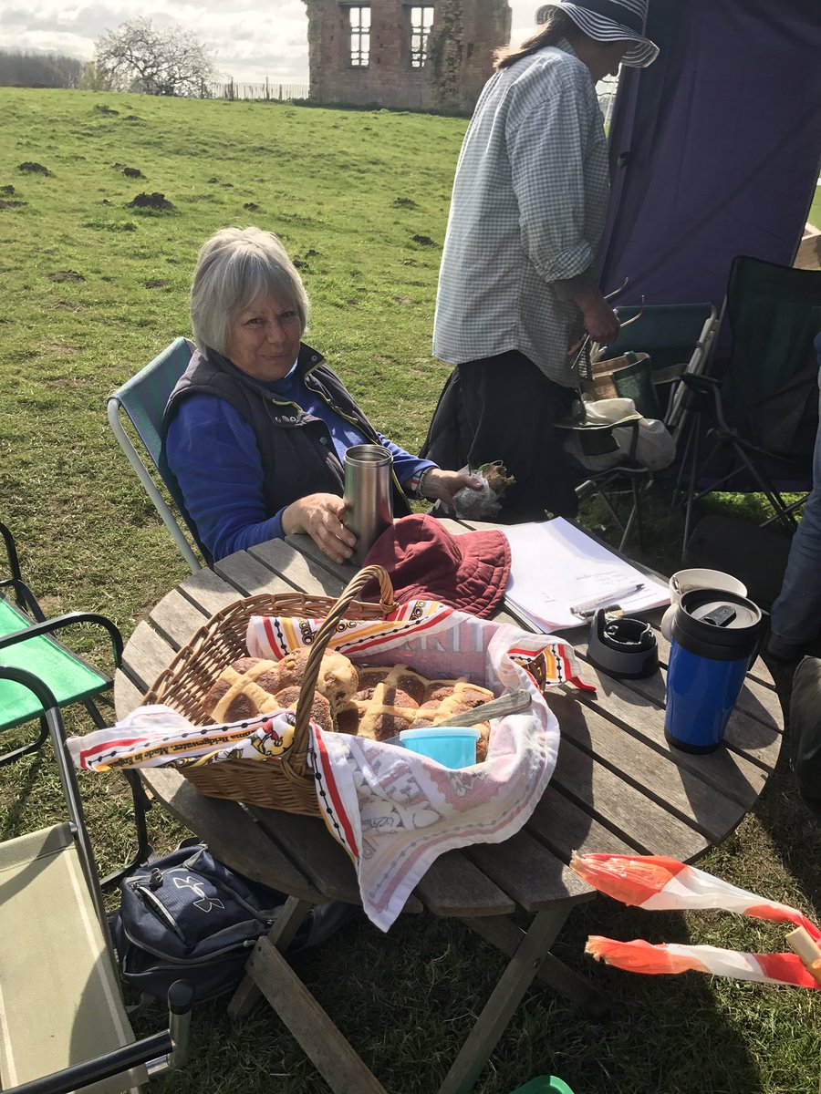 How many digs give you homemade hot cross buns? A real treat for our team at Old Campden House! Thanks To Christina
