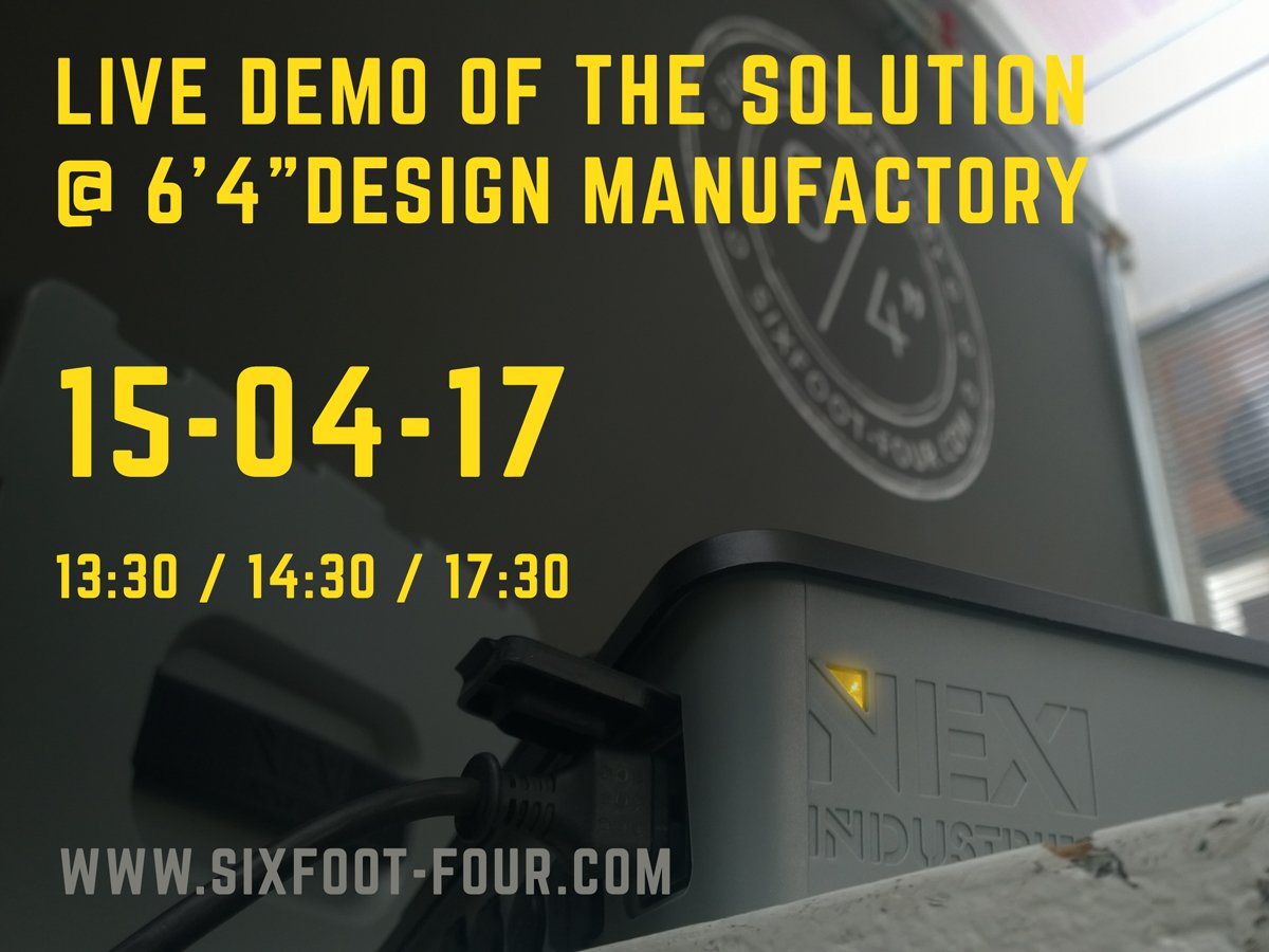64dm's tweet photo. come and see the live demo of The Solution by @nexiindustries at @64dm during #LOSfestival on 15-04-17 @Havenkwartier #designindeventer https://t.co/iRUbGG68YB