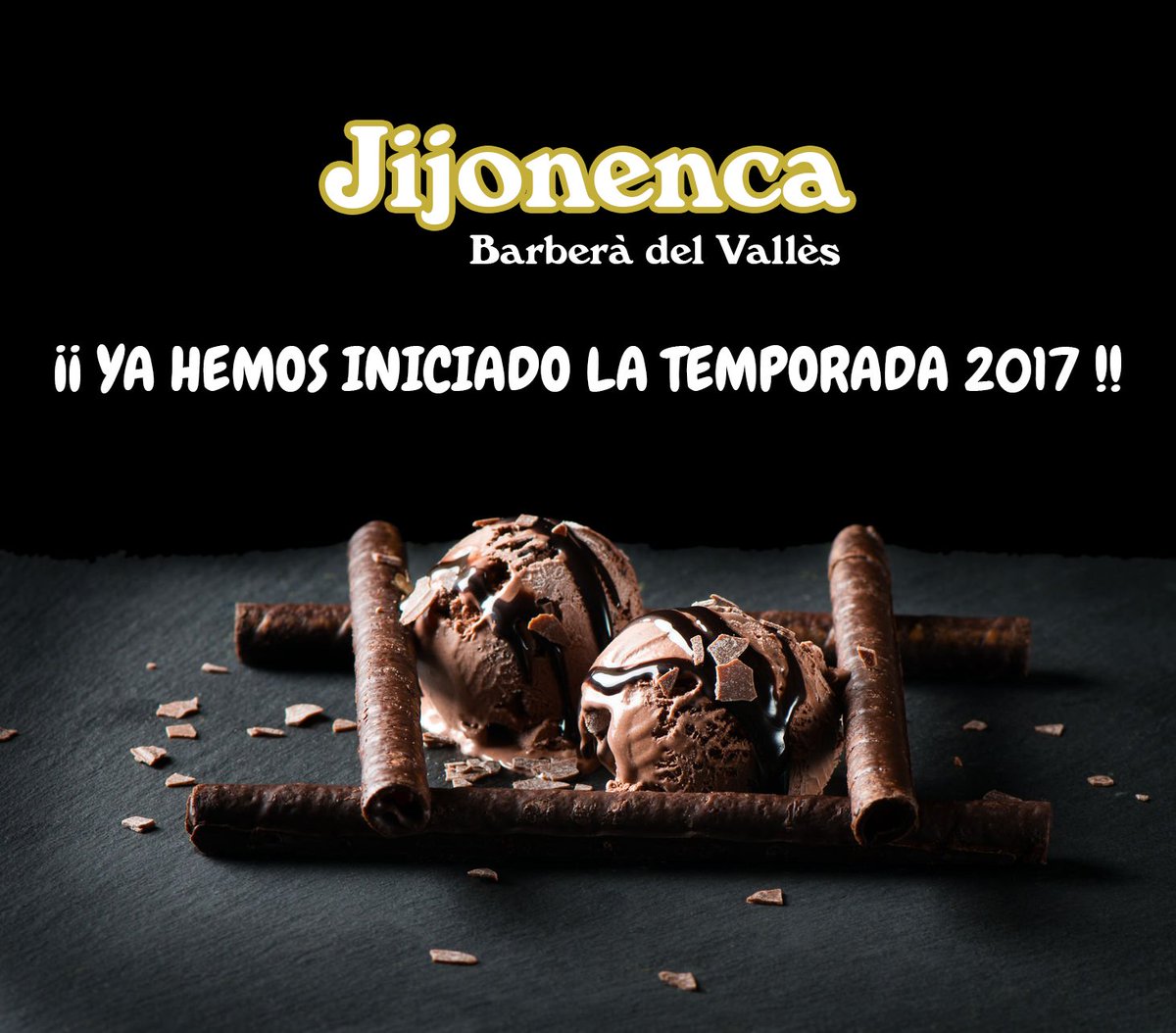 Jijonenca_Barbe's tweet photo. Ya tenemos abierto!! y venimos con algunas novedades como todos los años. Ya podéis pasaros a tomaros un helado, granizado o una horchata. https://t.co/jXss00IssM