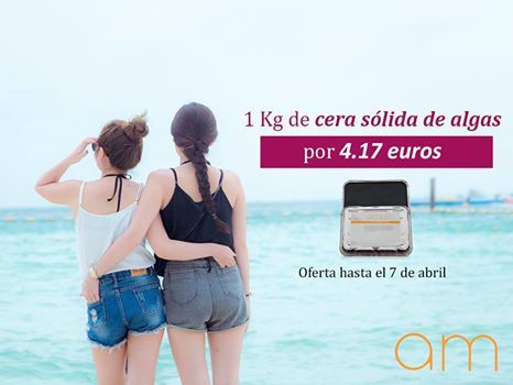 outletmandara's tweet photo. Hasta el 7 de abril puedes comprar 1 kilo de cera sólida de algas con un 15% de descuento.
Ir: https://t.co/x8A3WaQ0nb https://t.co/ughMYI8J6t