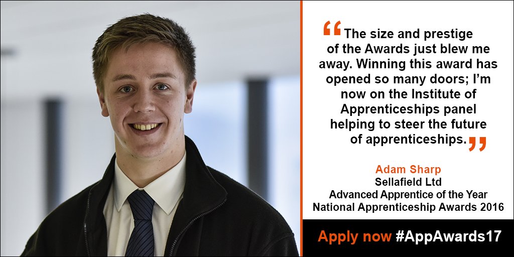 See what being an #apprenticeship award winner has done for Adam <a href="/SellafieldLtd/">Sellafield Ltd</a>    this could be you, apply today: ow.ly/4tCo30ayQGe