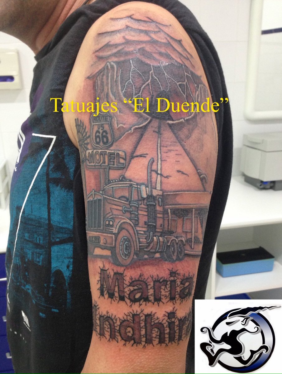 توییتر \ Tatuajes El Duende در توییتر: «#tatuaje #camion #Ruta66  @TatuajeElDuende https://t.co/sPZPtPpis3»