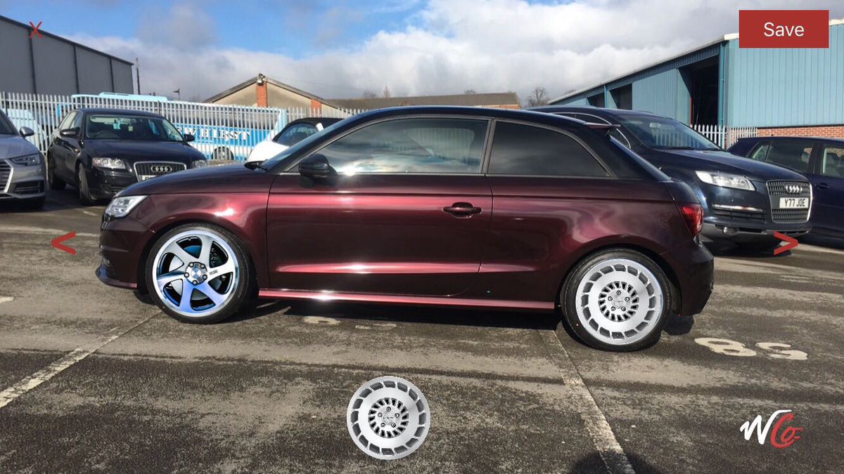 jonsanderstd's tweet image. Sam is trying to choose wheels for his Audi! Old skool Rotiforms get my vote! #A1 #OldSkool @SamSanders54