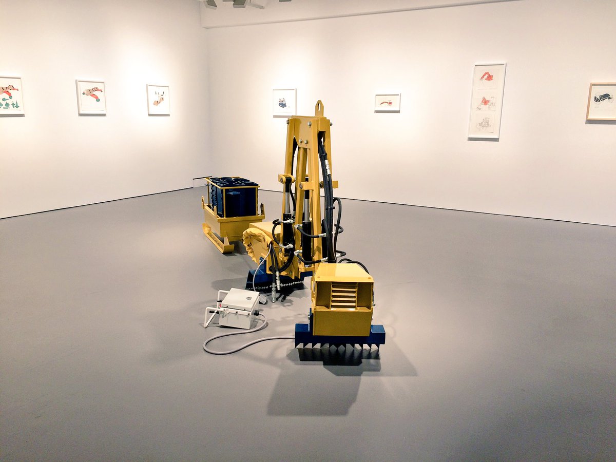 A beautifully sunny day to browse the Sculpture &amp; Hydraulics exhibition at @EdgeArtsBath (it ends this weekend, so see it while you can...)