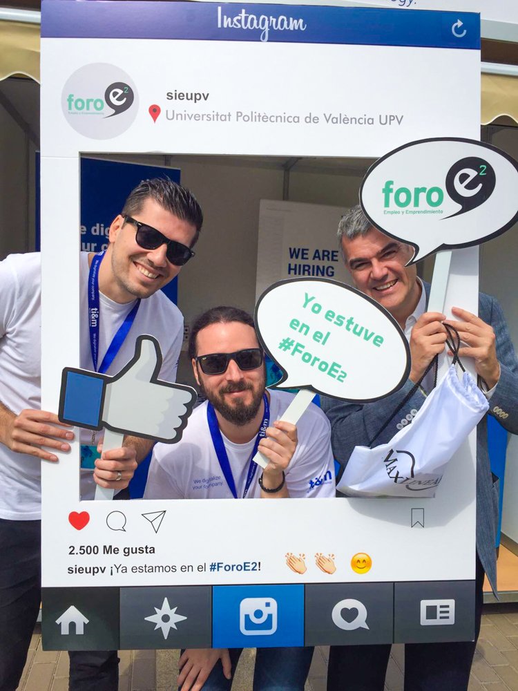 ¡A nosotros también nos gusta! <a href="/upvsie/">SIE UPV</a> #ForoE2