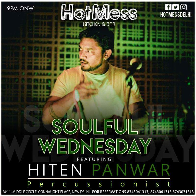 Join us as the legendary percussionist Hiten Panwar makes you groove on his beats tonight <a href="/HotMessDelhi/">HotMess</a> <a href="/PartiesToGo/">Parties To Go</a> <a href="/SoDelhi/">So Delhi</a> <a href="/LBBDelhiNCR/">LBB</a>