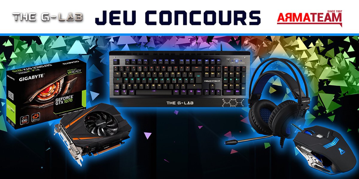 TheGLab_Gaming's tweet photo. N'oubliez pas de tenter de gagner le #KitUltimeDuJoueurPro ➡ https://t.co/DbJWhGQ7vy https://t.co/3L5IcYRLPJ