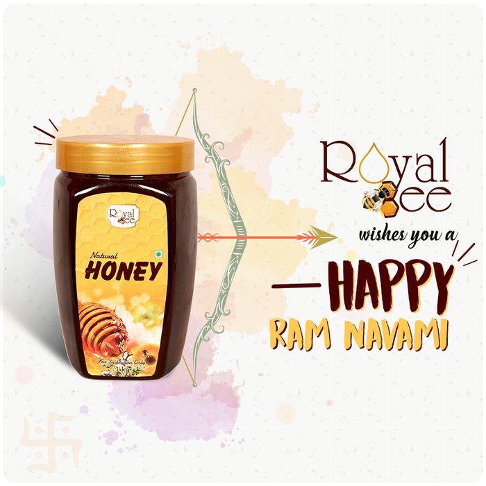 royal__bee's tweet photo. This #RamNavami worship Lord Rama with the goodness of Royal Bee Natural Honey. https://t.co/n6CT58dcrI