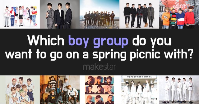Makestarcorp's tweet photo. [Poll]함께 #벚꽃구경 가고 싶은 #보이그룹 은?🌸
一緒に #花見 に行きたいボーイグループは？🌸
Which boy group do you want to go on a spring picnic with?🌸
▶️https://t.co/R53FZnGuaQ https://t.co/K1td5uhw3R