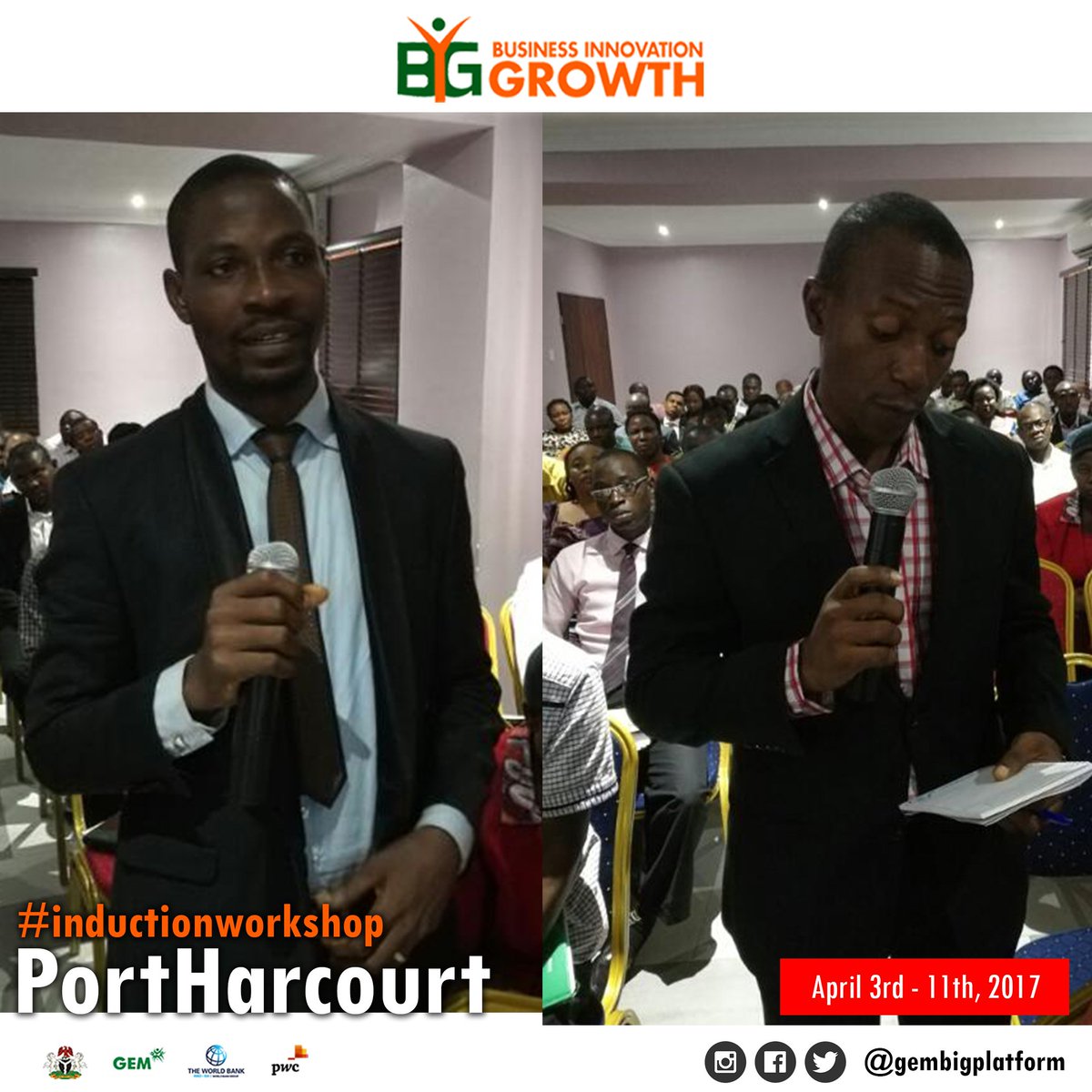 GEMBIGPlatform's tweet photo. #InductionWorkshop #PortHarcourt Q&A session: If you want to GROW, you must ask questions and learn from the answers. https://t.co/P44vO76ShV