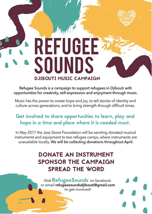 bristolmuseum's tweet photo. @RefugeeSounds are looking for unwanted instuments to help the refugees in Djibouti. Find out more https://t.co/wtC6phUCsO ^sb https://t.co/FJc4SaNAze