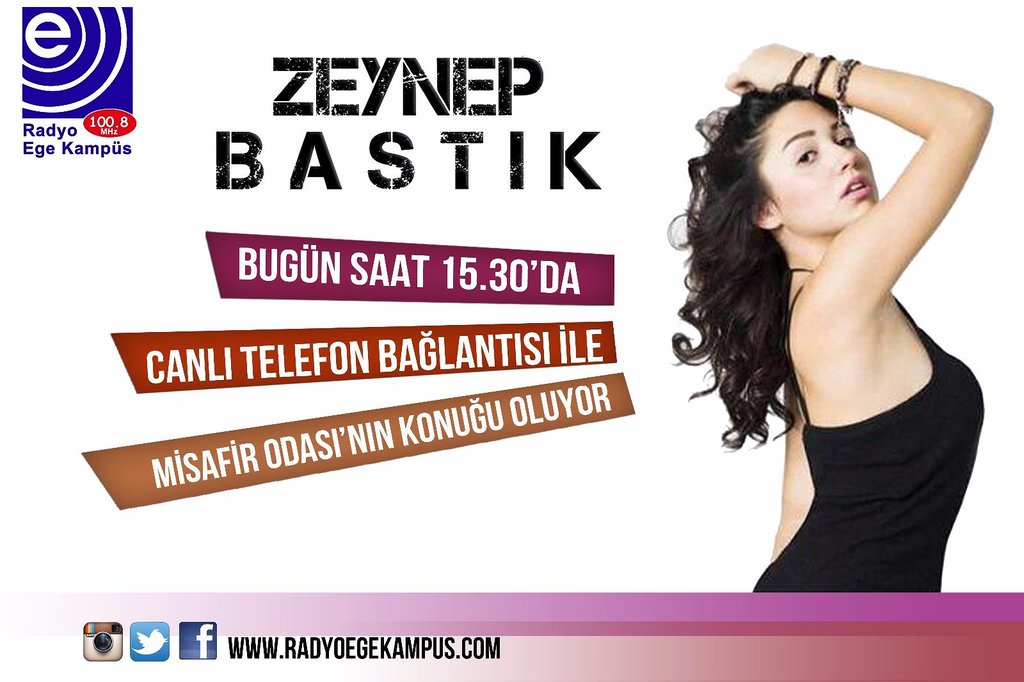 15.30'da kaçırmayın!!🎤 <a href="/zeynepbastk/">Zeynep Bastık</a>    <a href="/RadyoEgeKampus/">100.8 Radyo Ege Kampüs</a>