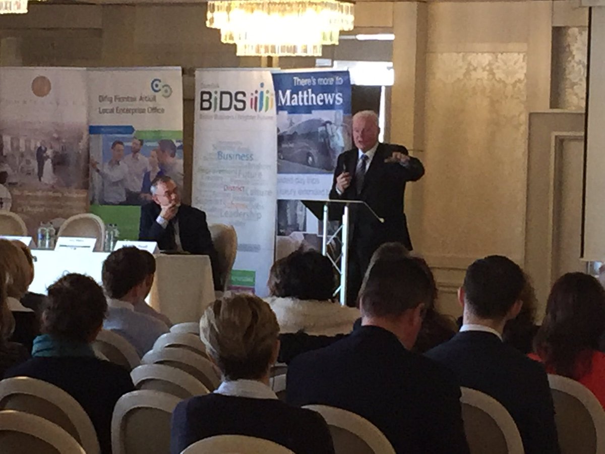 BKelleghan's tweet photo. Great talk from John Teeling @TeelingWhiskey facilitated by @KieranSwail1 @FourSeasons #cbtc2017 @i3src https://t.co/syvbrjALBq