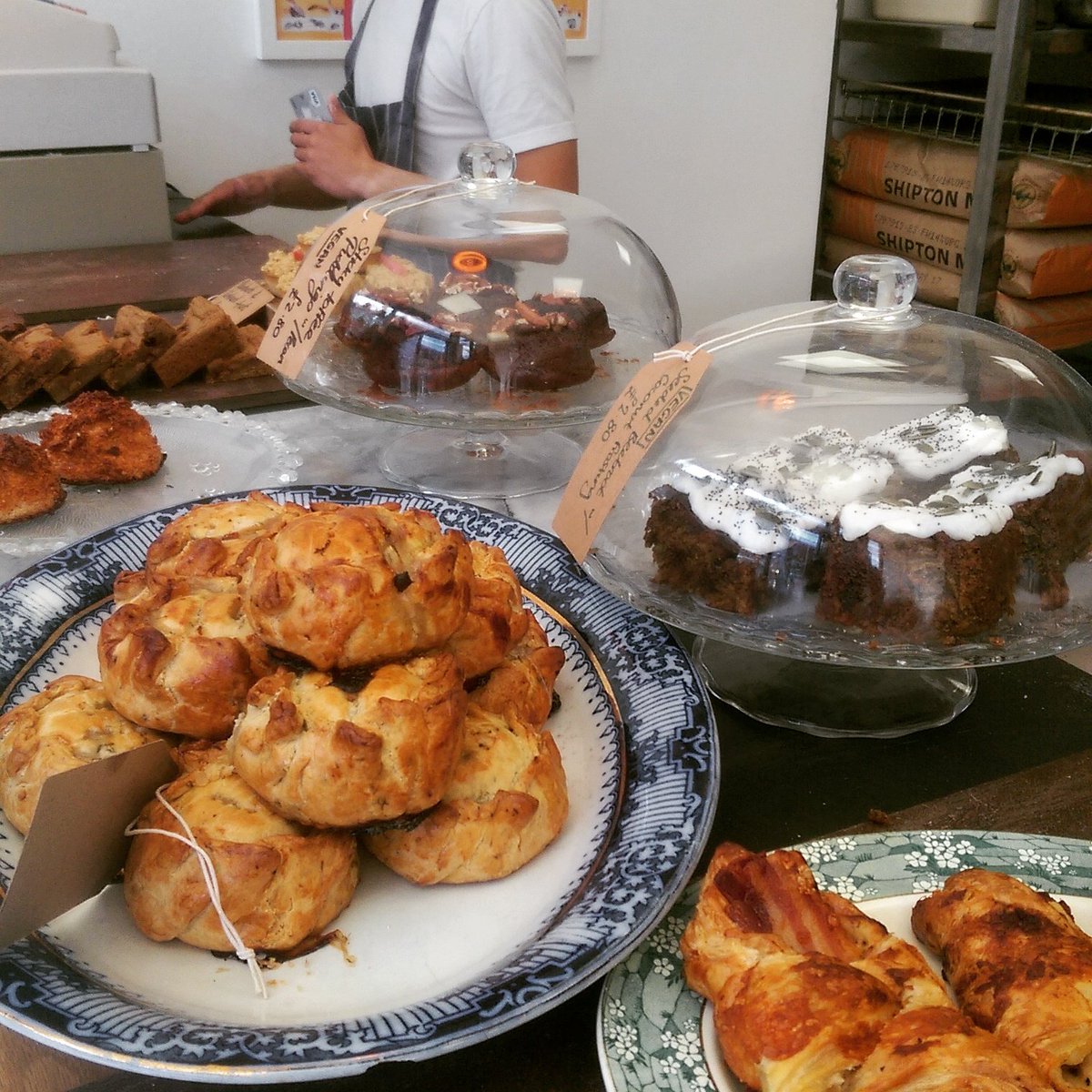 Mmmmmm #tasty tasty freshly baked #treats in our #bakery  today! #bristolspring #bakerylife #wednesday #oldmarketbristol