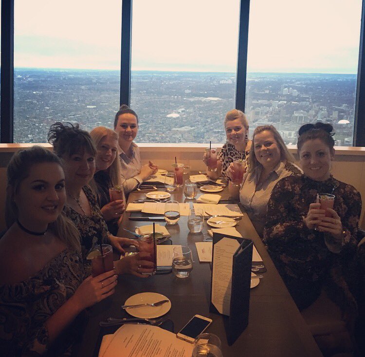 CosmosTradeUK's tweet photo. Last night our #CosmosAgents enjoyed dinner @CNTOWERTORONTO delicious food and incredible views at Toronto's 360 revolving restaurant! https://t.co/rYBjoOfEyM