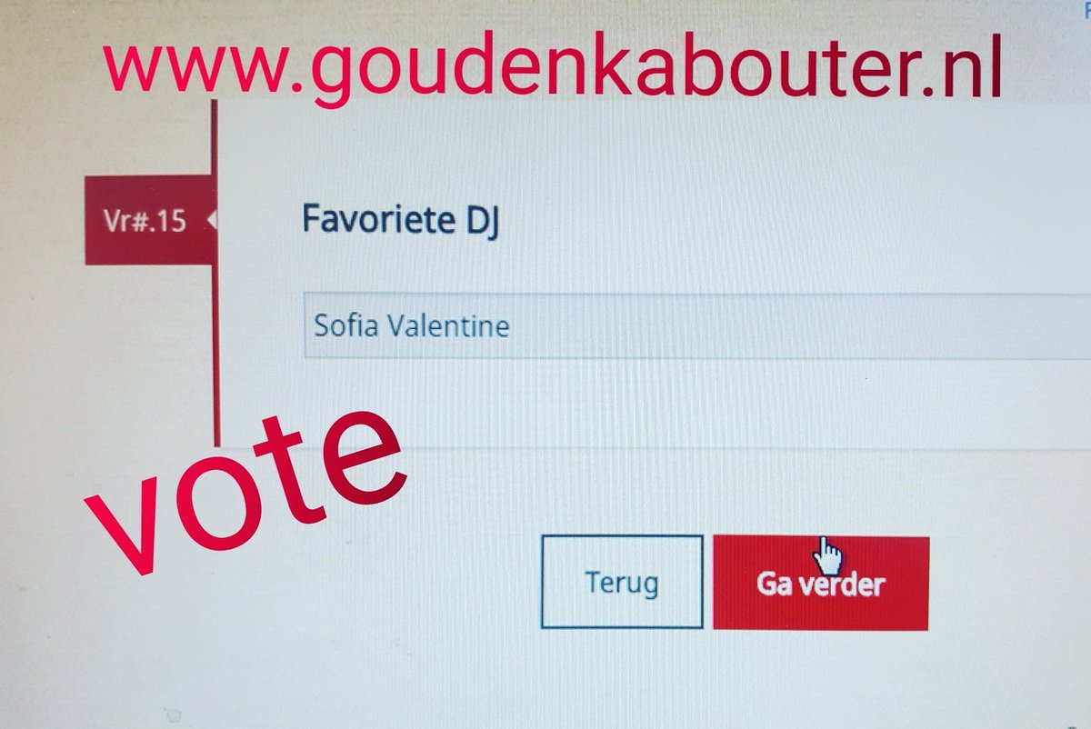Hebben jullie al gestemd? Did you already vote? ❤