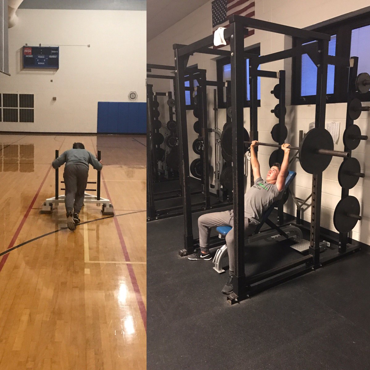 GolfCCHS's tweet photo. @OhioState_MGOLF commit Caleb Davern getting after it at 6:14am.  If it was easy everyone would do it... #grind #💪🏻#breakfastProwler&amp;Iron #🍽 https://t.co/B13EoXlouW