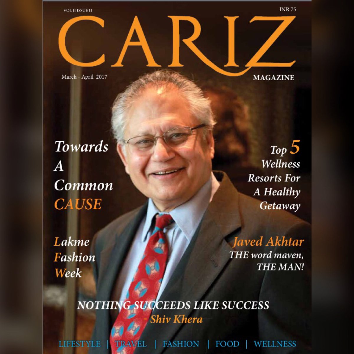 imshivkhera's tweet photo. "Nothing succeeds like success"
Mr. Shiv Khera features on Cariz Magazine Cover.
https://t.co/tmqPoxZFUR
#Cariz #CarizMagazine #ShivKhera https://t.co/PanGGxFWkI